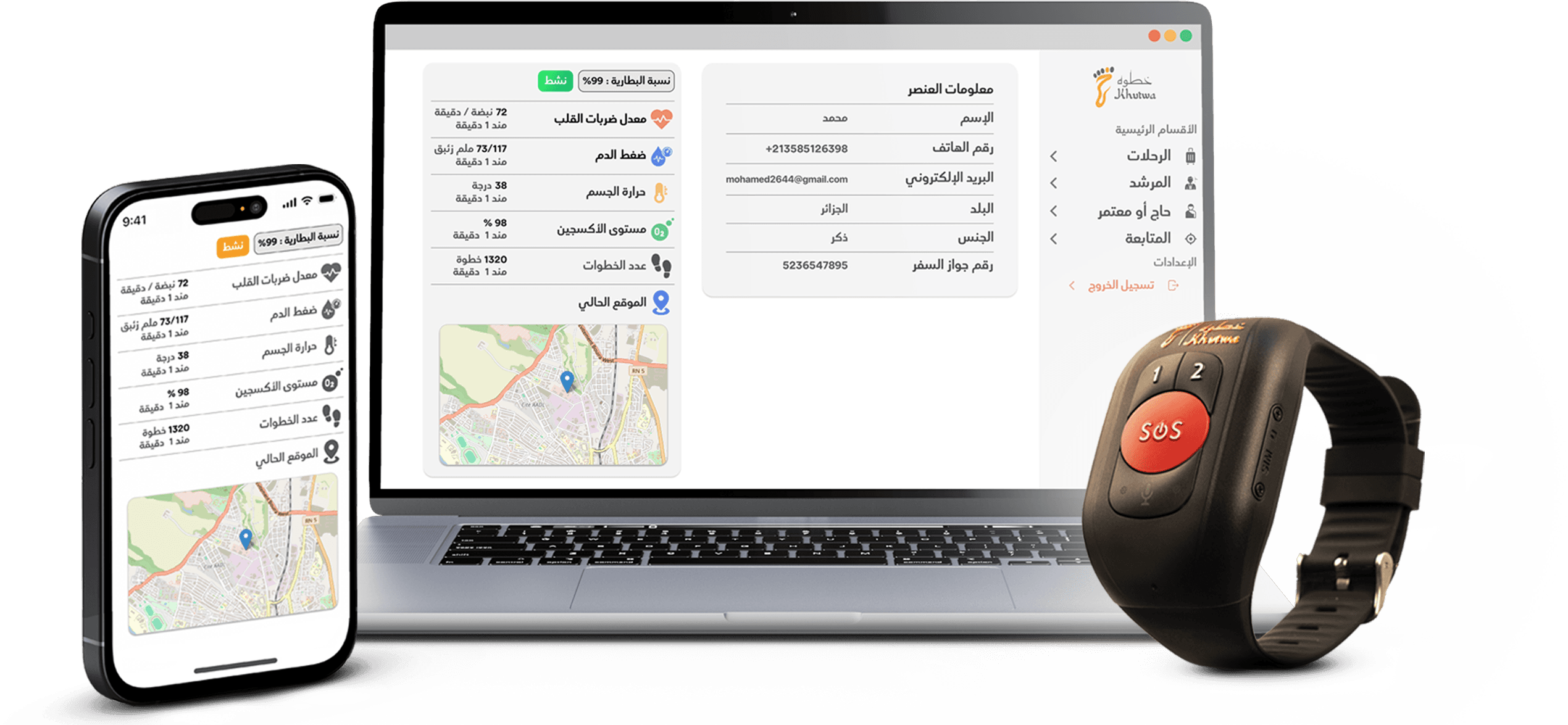 Khutwa Smart guide mockup